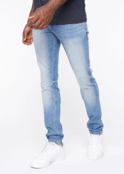 Crosshatch Light Wash Barbeck Slim Fit Denim