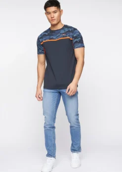 Crosshatch Light Wash Malcolm Slim Fit Jeans