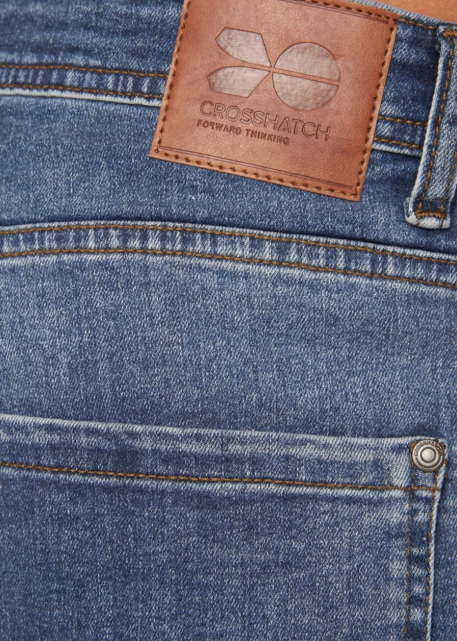 Crosshatch Light Wash Tadcaster Denim Shorts