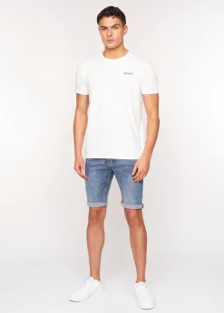 Crosshatch Light Wash Tadcaster Denim Shorts