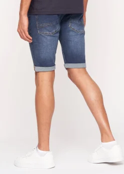 Crosshatch Mid Wash Tadcaster Denim Shorts
