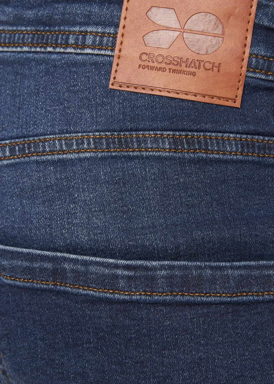 Crosshatch Mid Wash Tadcaster Denim Shorts