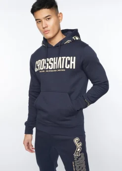 Crosshatch Navy   Doddington Hoodie