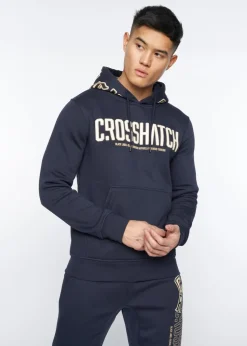 Crosshatch Navy   Doddington Hoodie