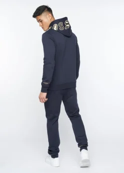 Crosshatch Navy   Doddington Hoodie