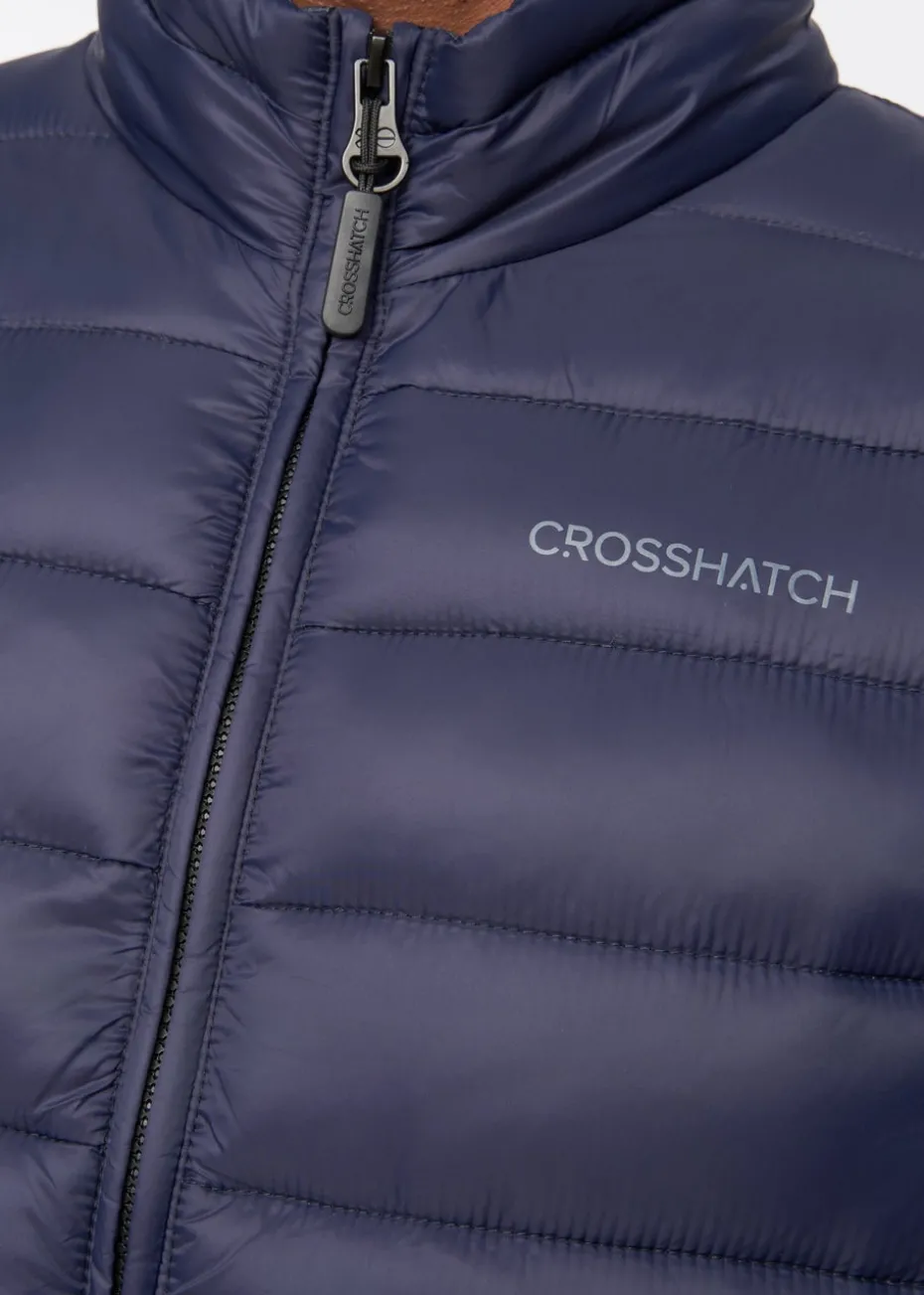 Crosshatch Navy Gattering Gilet