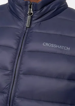 Crosshatch Navy Gattering Gilet