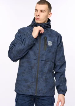Crosshatch Navy Janscore Jacket