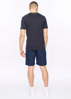 Crosshatch Navy Janscore T-Shirt