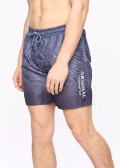 Crosshatch  Navy  Layotta  Swim  Shorts