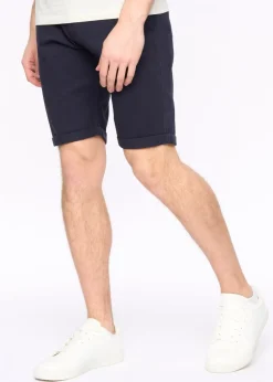 Crosshatch Navy Sinwood Chino Shorts
