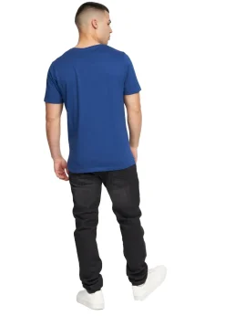 Crosshatch Navy/White  Raynen T-Shirt (2 Pack)