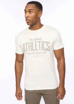 Crosshatch  Off White  Athwood  T-Shirt