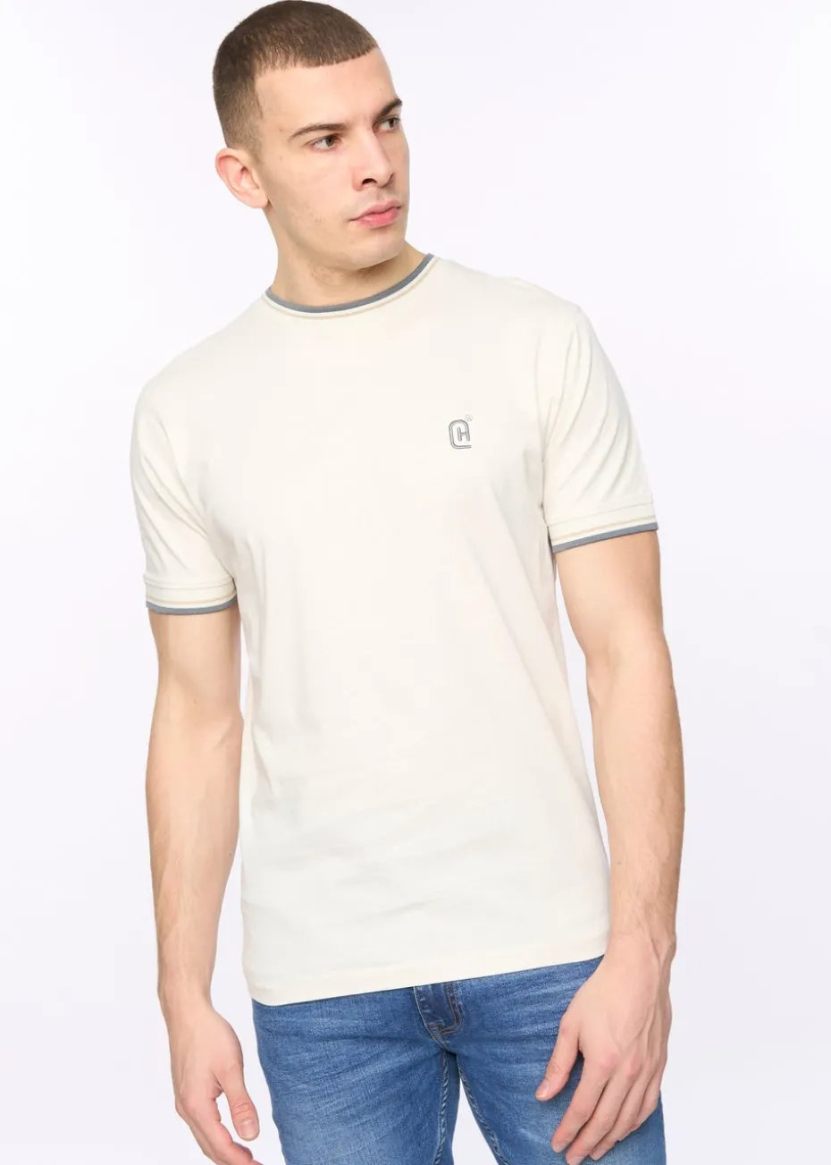 Crosshatch Off White Deuxtip T-Shirt