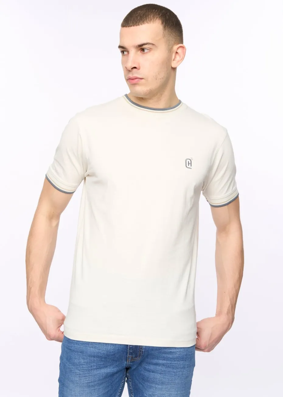 Crosshatch Off White Deuxtip T-Shirt