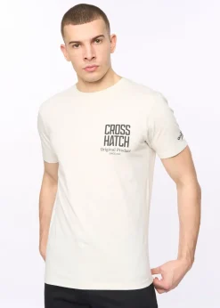 Crosshatch Off White Hoogan T-Shirt