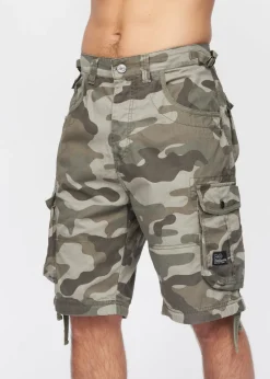 Crosshatch Olive Camo Jimster Shorts