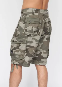 Crosshatch Olive Camo Jimster Shorts
