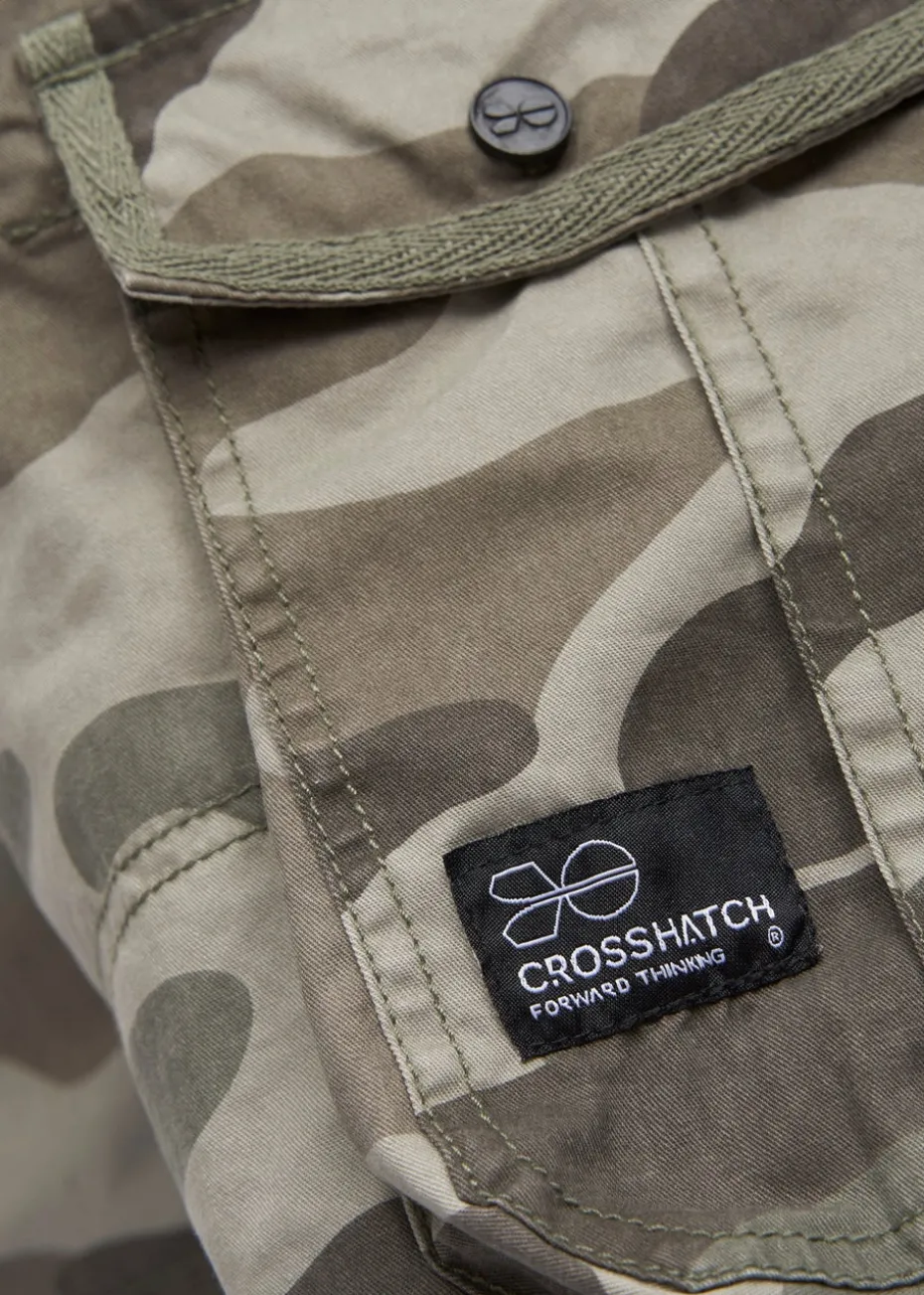 Crosshatch Olive Camo Jimster Shorts