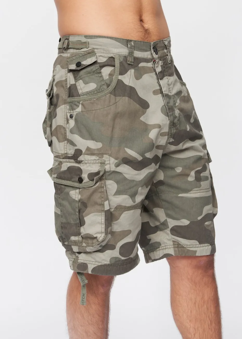 Crosshatch Olive Camo Jimster Shorts