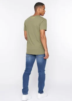 Crosshatch Olive   Fratter T-Shirt