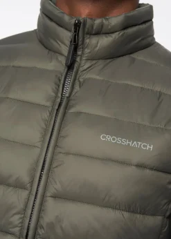 Crosshatch Olive Gattering Gilet