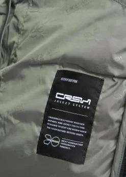 Crosshatch Olive Gattering Gilet