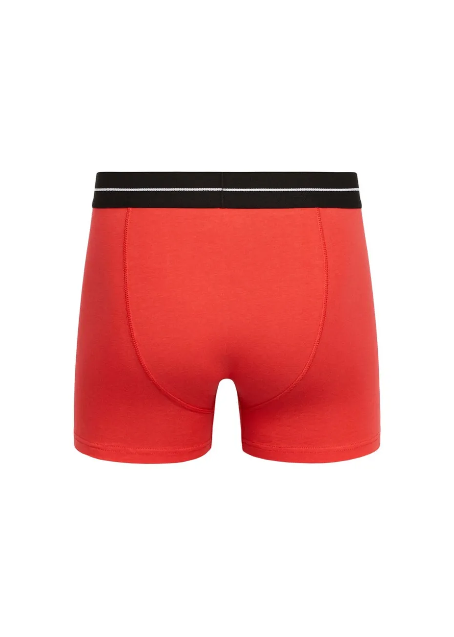 Crosshatch Red Hexter Boxers (2 Pack)