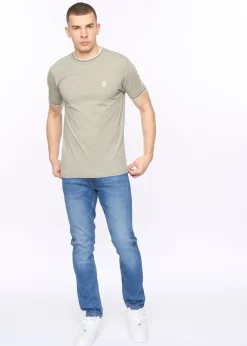 Crosshatch Shadow Marl Deuxtip T-Shirt