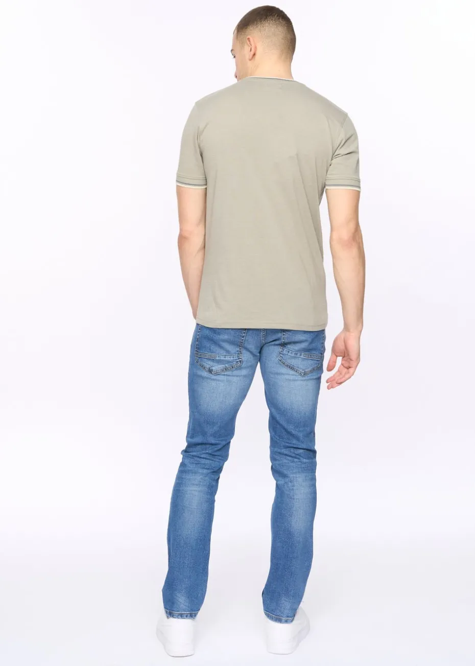 Crosshatch Shadow Marl Deuxtip T-Shirt