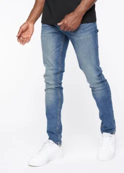 Crosshatch Stone Wash Barbeck Slim Fit Denim