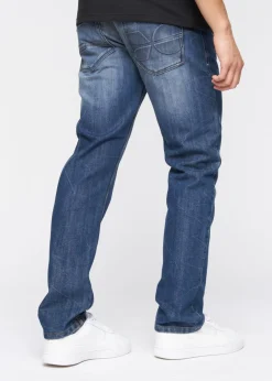 Crosshatch Stone Wash New Embossed Techno Denim Jeans