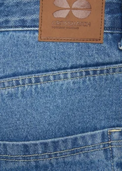 Crosshatch Stone Wash Tillforth Denim Shorts