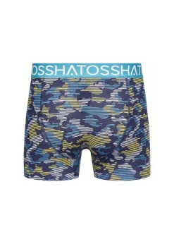 Crosshatch Teal Linamo MVE Open Fly 3 Pack Boxers