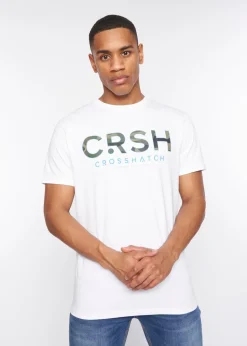 Crosshatch White   Fratter T-Shirt