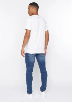 Crosshatch White   Fratter T-Shirt