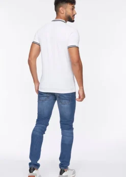 Crosshatch White Kermlax Polo