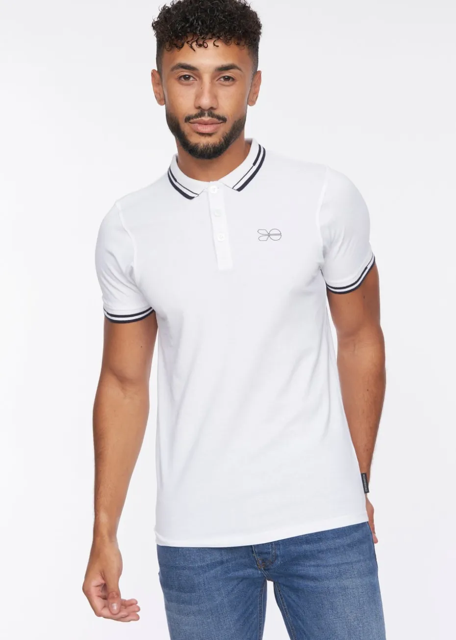 Crosshatch White Kermlax Polo