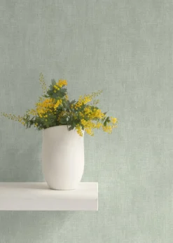 Darcy James Linen Texture Green