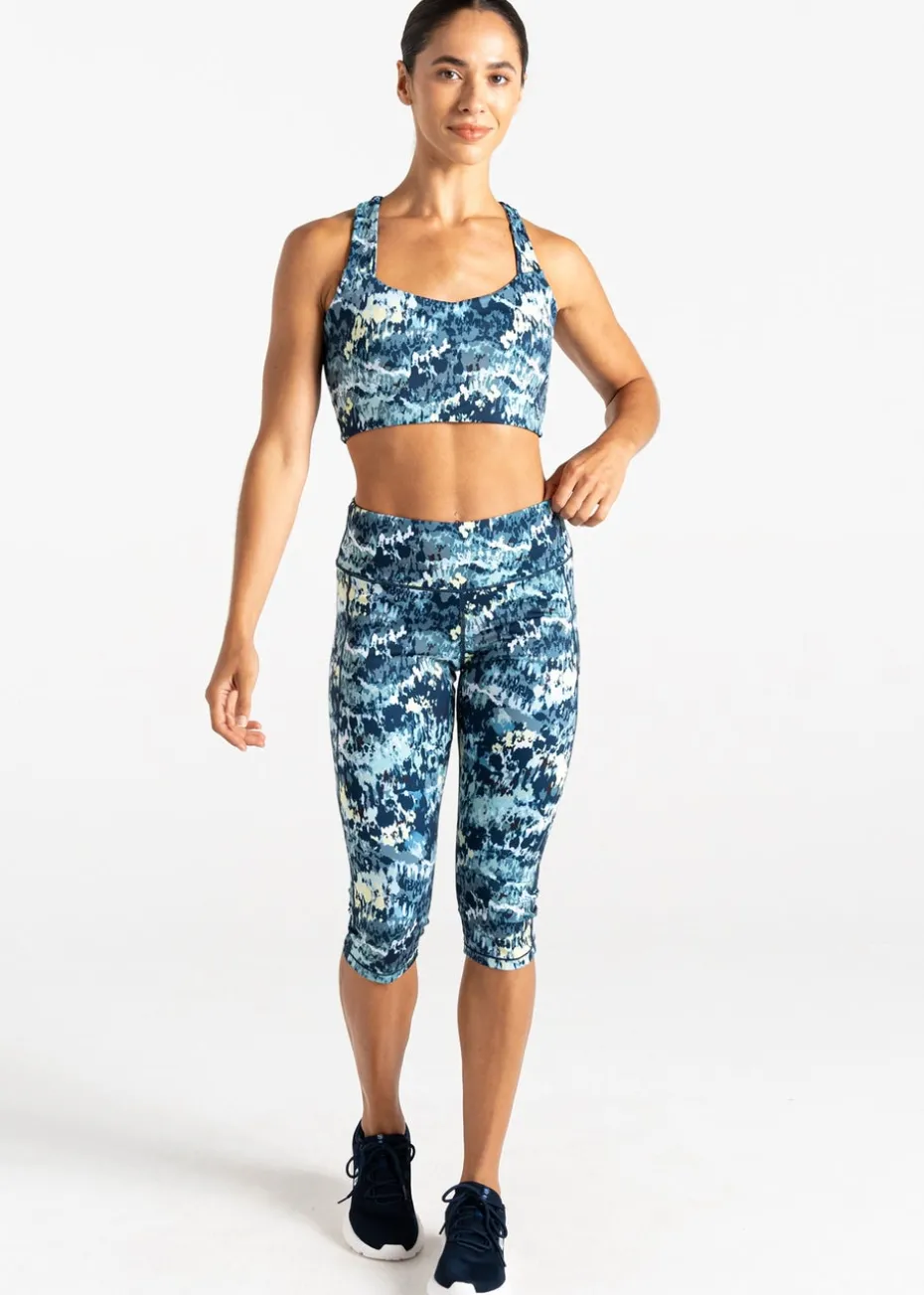 Dare2b Mist Dash Print Swift III Quick Dry Bra