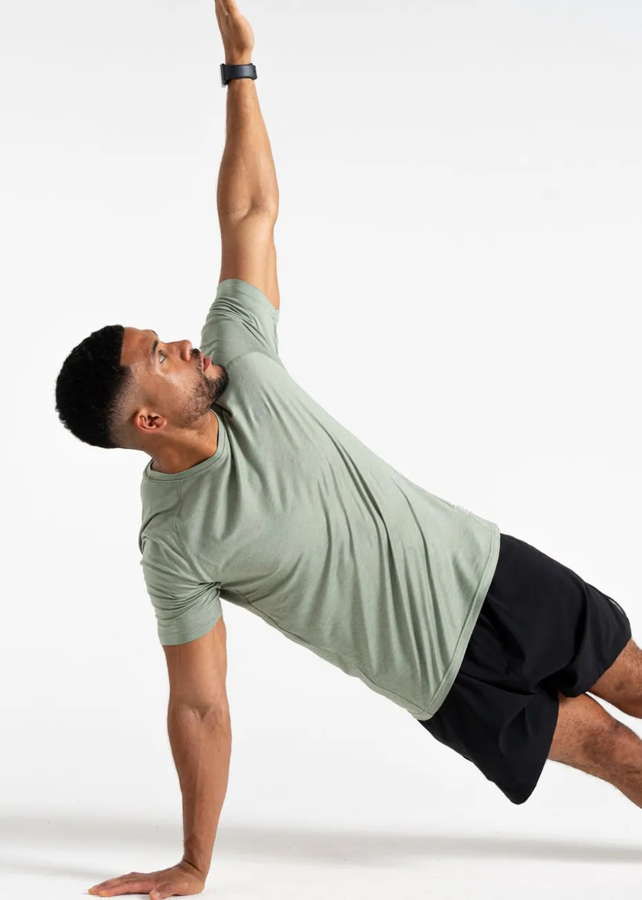 Dare2b Sage Green Marl Persist Sweat Wicking Tee