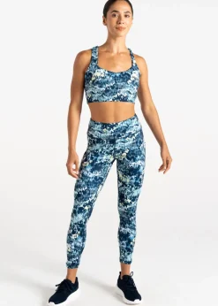 Dare2b Sea Blue Print Influential II Quick Dry Leggings