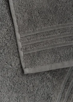 Dark Grey 100% Egyptian Cotton Towels