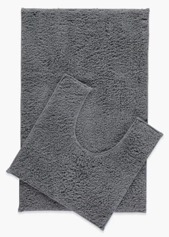 Dark Grey 100% Egyptian Cotton Towels