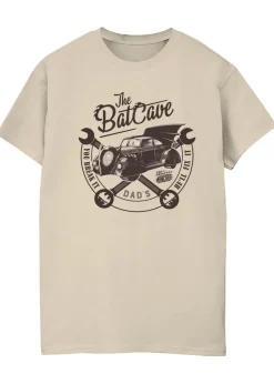 DC Comics Batman Batcave Men Sand Graphic T-Shirt