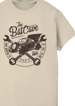 DC Comics Batman Batcave Men Sand Graphic T-Shirt