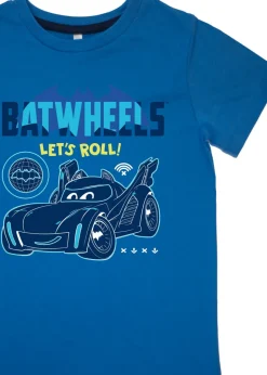DC Comics Batwheels Let's Roll Kids Royal Blue Camo Pyjamas (3-8 Years)