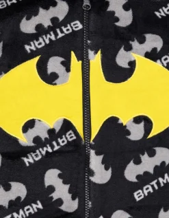 DC Comics Grey Batman Boys All In One Pyjamas (4-14 Years )