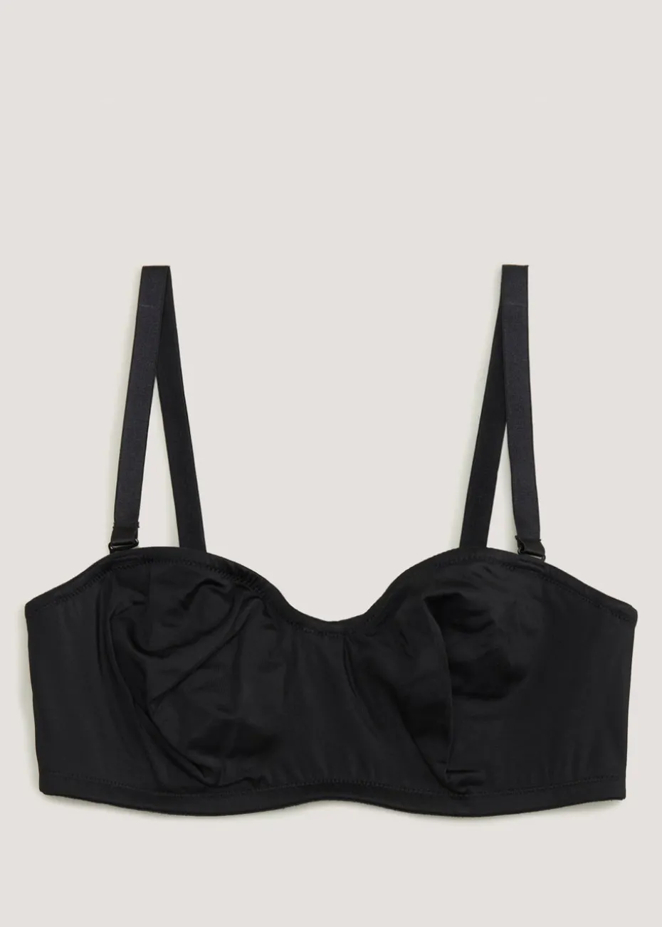 DD+ Black Non Padded Multiway Bra