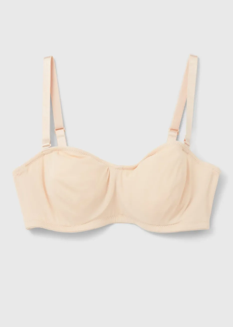 DD+ Nude Non Padded Multiway Bra